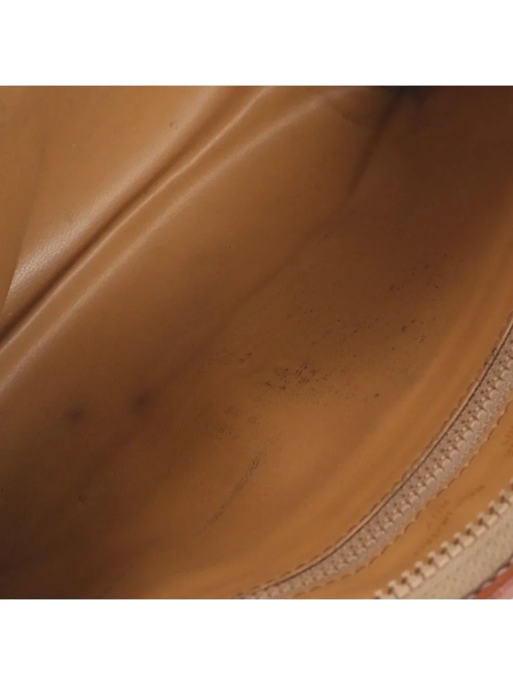 Celine Macadam Leather Clutch Pouch Brown